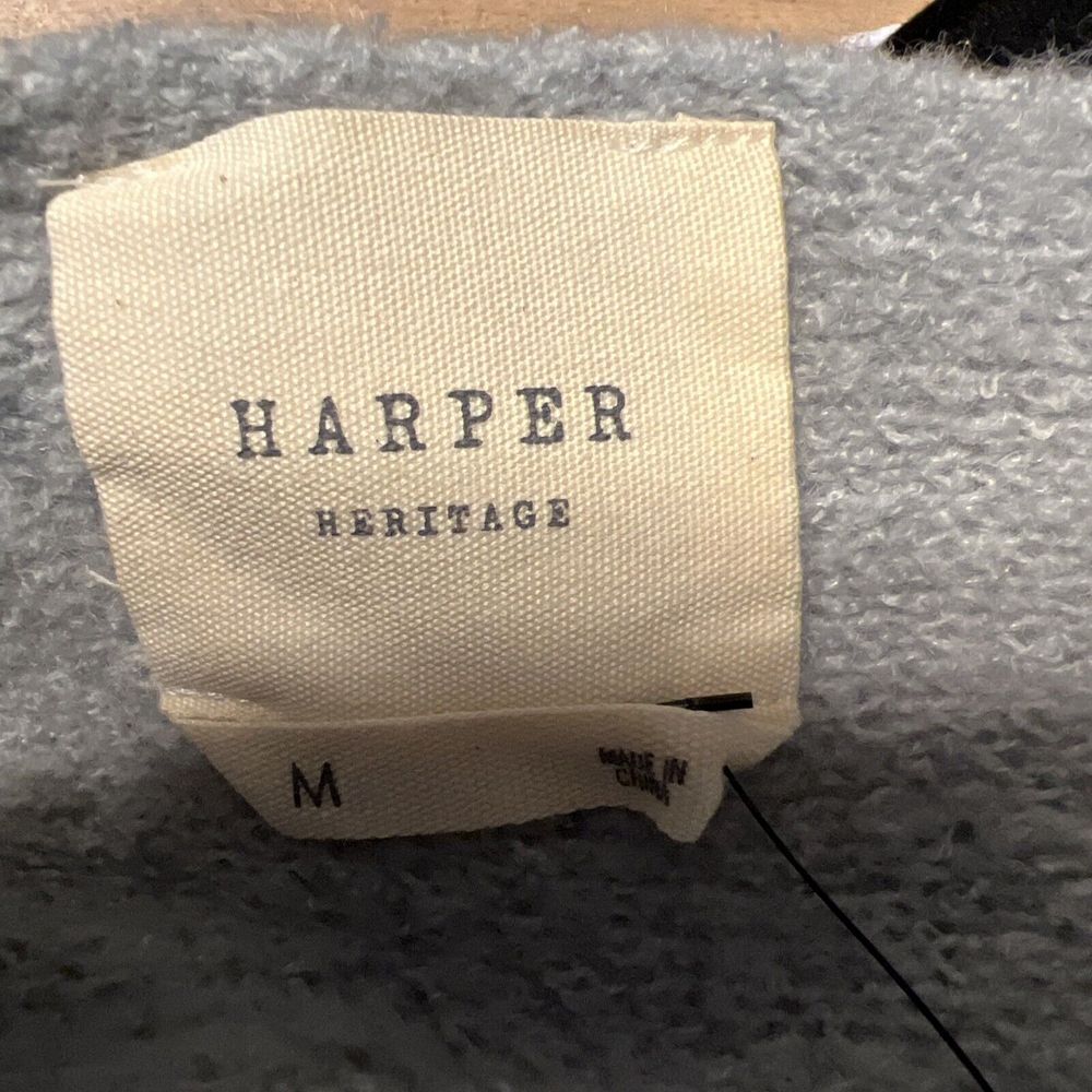 HARPER HERITAGE Boutique Sweater - Light Gray Twist Knot Back‎ Size Medium - Picture 6 of 9